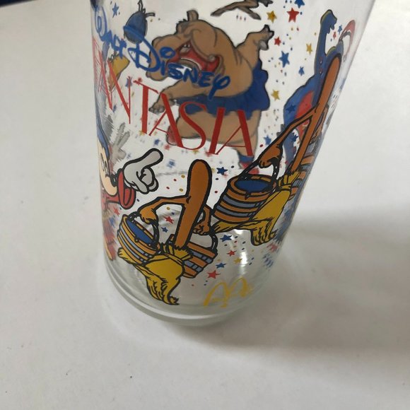 VINTAGE RARE Disney Fantasia Glass - Picture 4 of 4